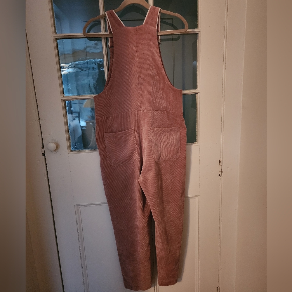 Camp collection pink corduroy overalls - Picture 3 of 7